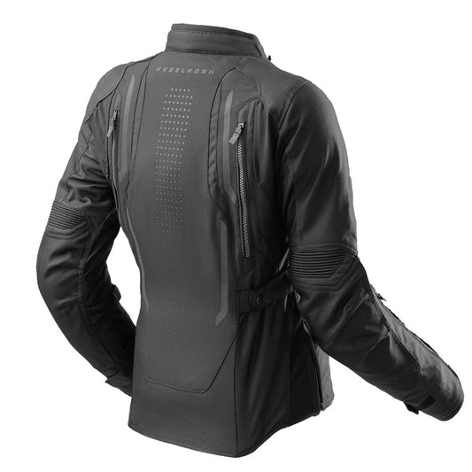 Rebelhorn Hiker IV Svart Dam MC-jacka