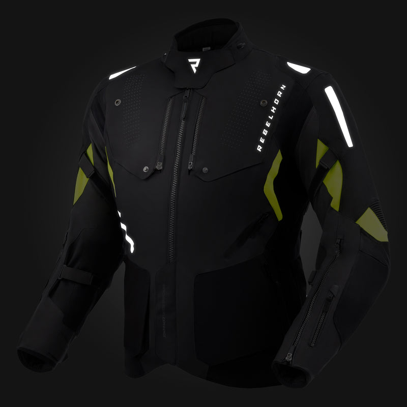 Rebelhorn Hiker IV Touringjacka – Svart/Neongul