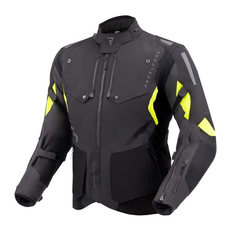 Rebelhorn Hiker IV Touringjacka – Svart/Neongul