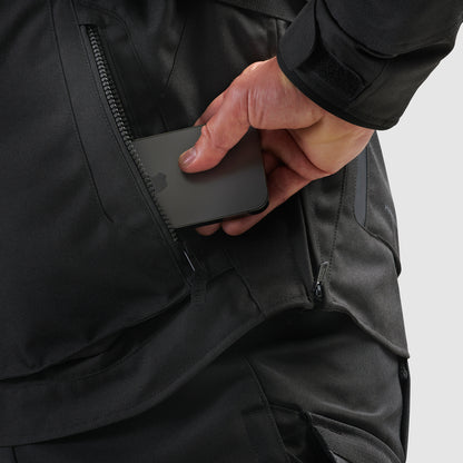 Rebelhorn Hiker IV Textil Touringjacka - Svart