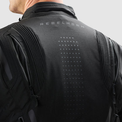 Rebelhorn Hiker IV Textil Touringjacka - Svart