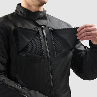 Rebelhorn Hiker IV Textil Touringjacka - Svart