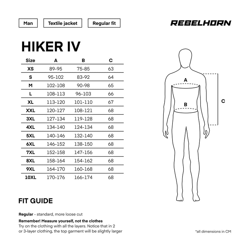Rebelhorn Hiker IV Touringjacka – Svart/Grå/Neongul