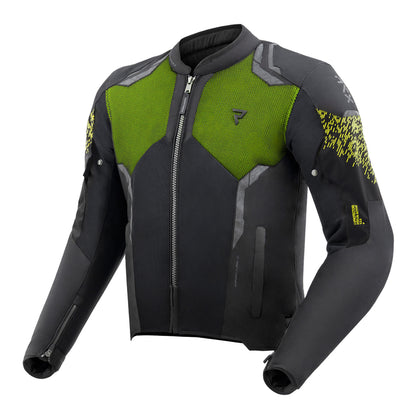 Rebelhorn Jax Textiljacka - Svart/Neongul