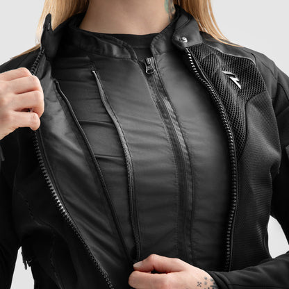 Rebelhorn Jax Lady Textil MC-Jacka - Svart