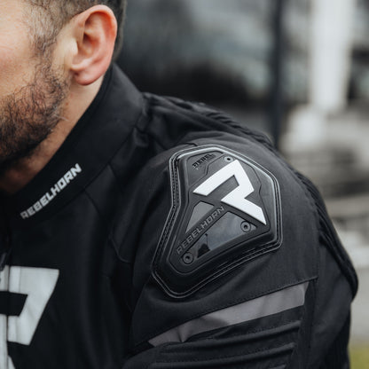 Rebelhorn Vandal Textiljacka – Svart/Vit