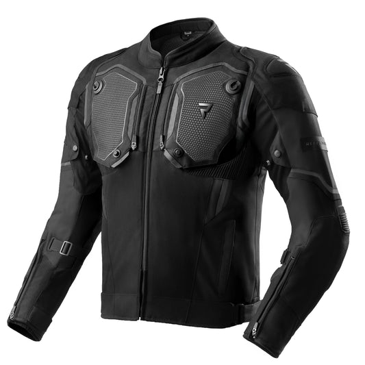 Rebelhorn Borg II Svart Textil MC-jacka