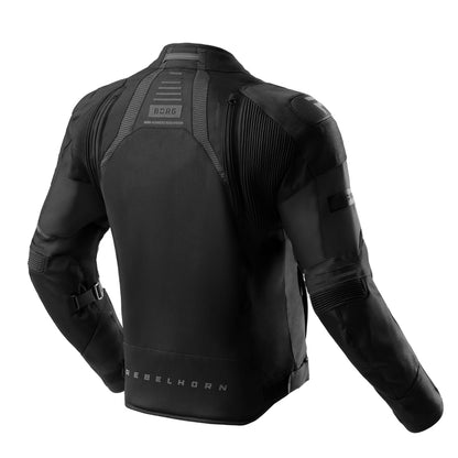Rebelhorn Borg II Svart Textil MC-jacka