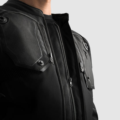 Rebelhorn Borg II Svart Textil MC-jacka