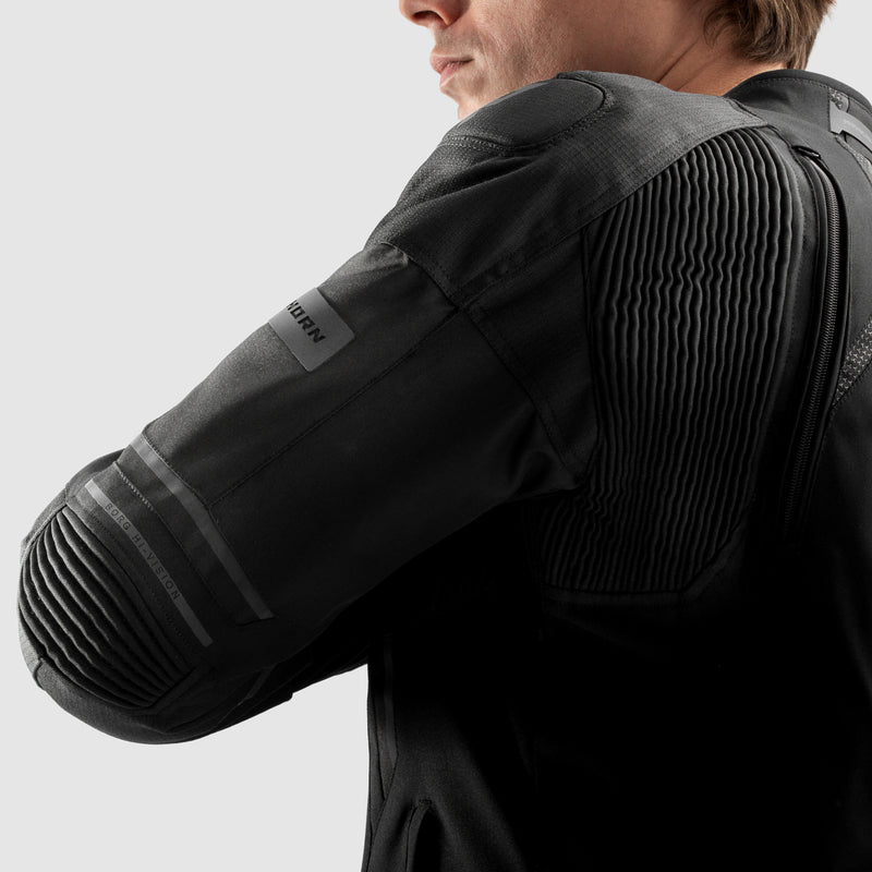 Rebelhorn Borg II Svart Textil MC-jacka