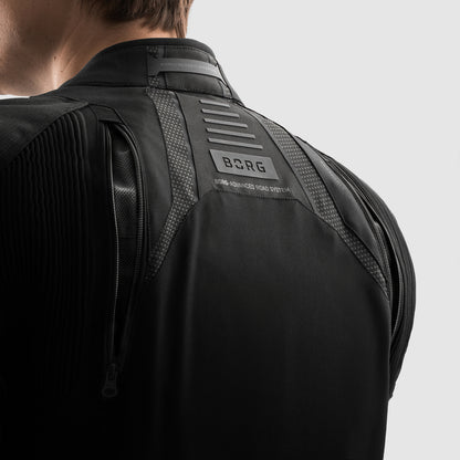 Rebelhorn Borg II Svart Textil MC-jacka