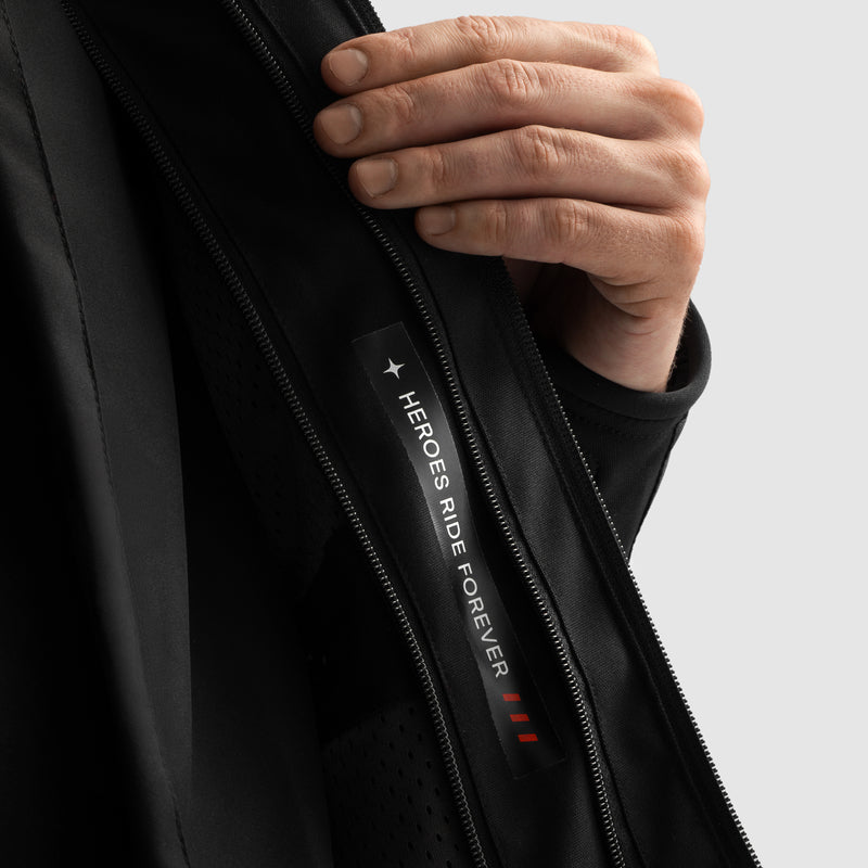 Rebelhorn Borg II Svart Textil MC-jacka
