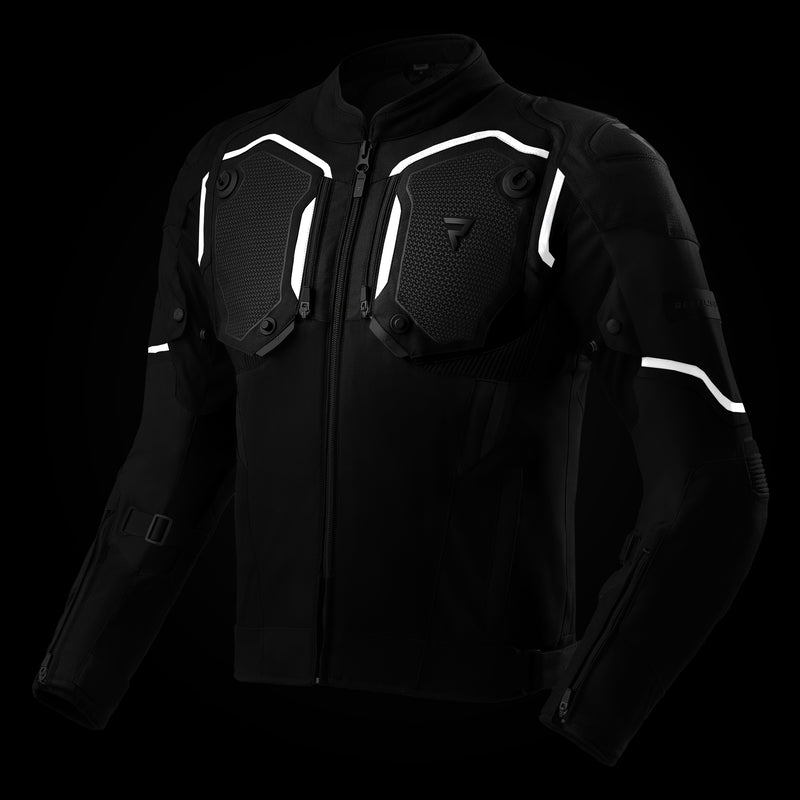 Rebelhorn Borg II Svart Textil MC-jacka