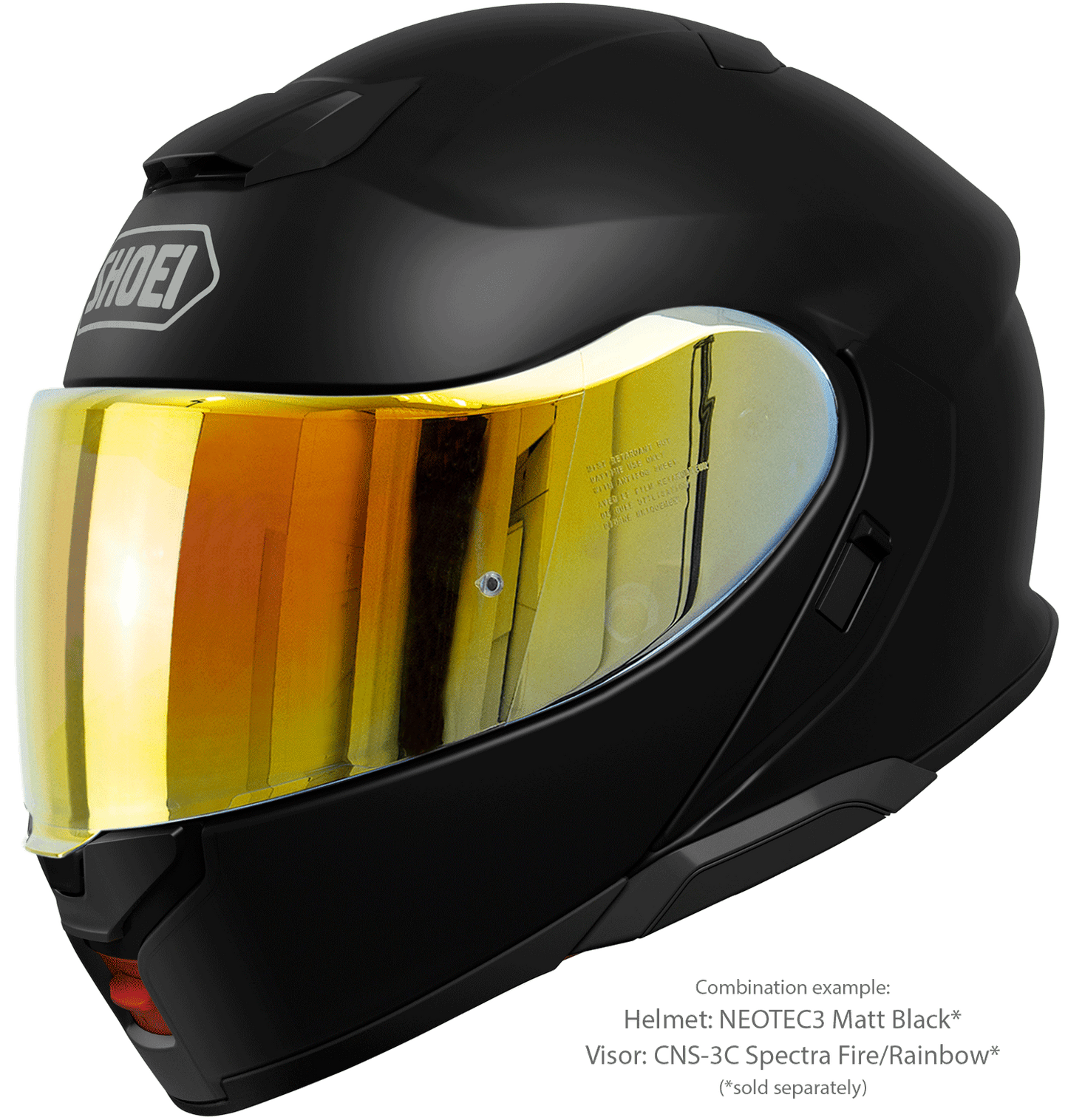 Shoei Neotec 3 Flip-Up Motorcykelhjälm - Mattsvart