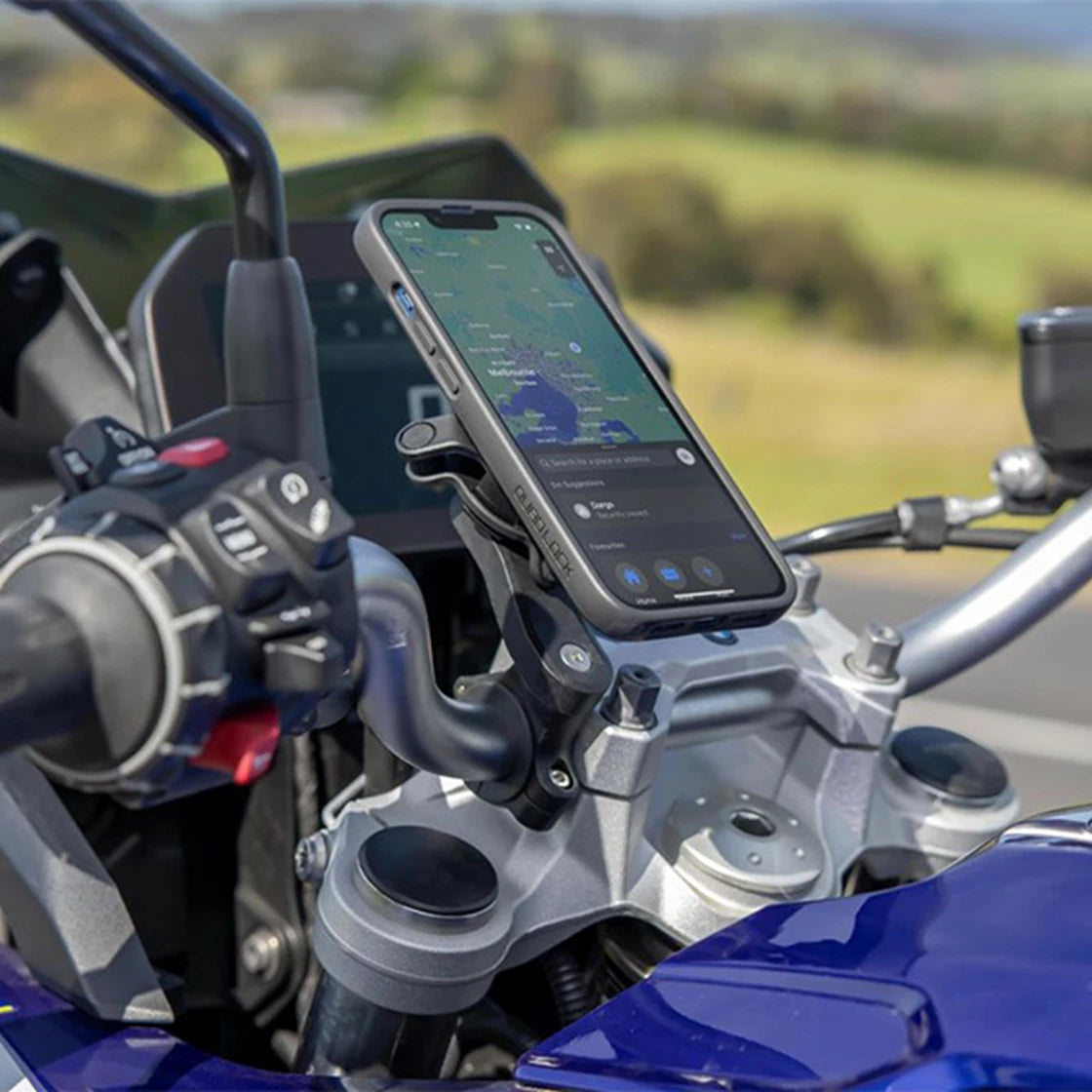 Quad Lock Smartphonehållare för Motorcykelstyre